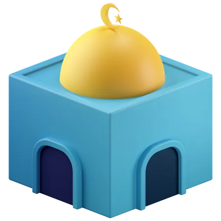 Mosque building  3D Icon