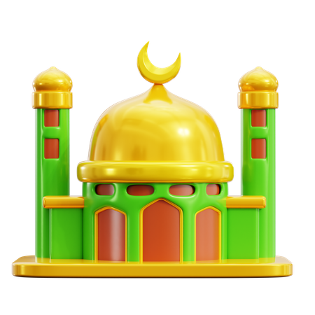 Mosque Building  3D Icon