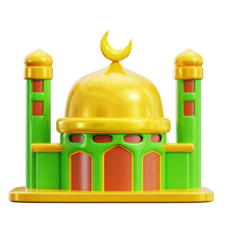 Mosque Building  3D Icon