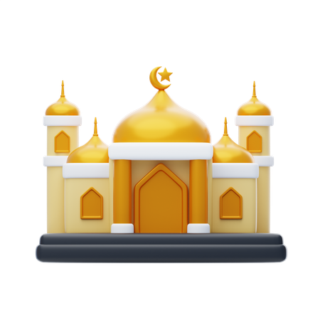 Mosque Building  3D Icon