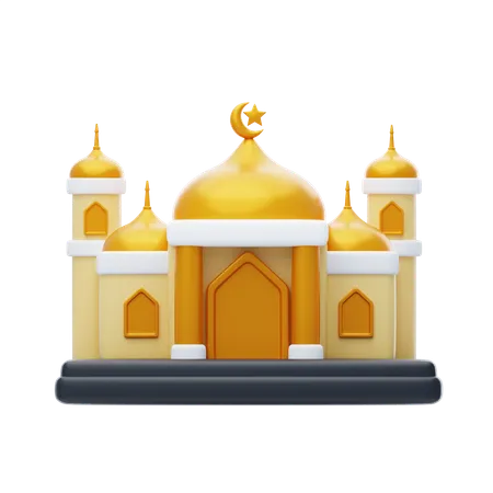 Mosque Building  3D Icon