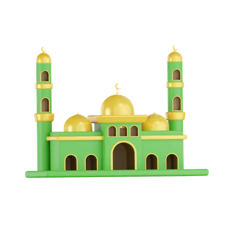 Mosque Building  3D Icon