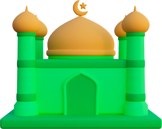 Mosque Building  3D Icon