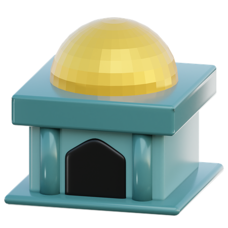Mosque Building  3D Icon