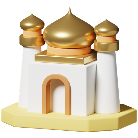 Mosque Building  3D Icon