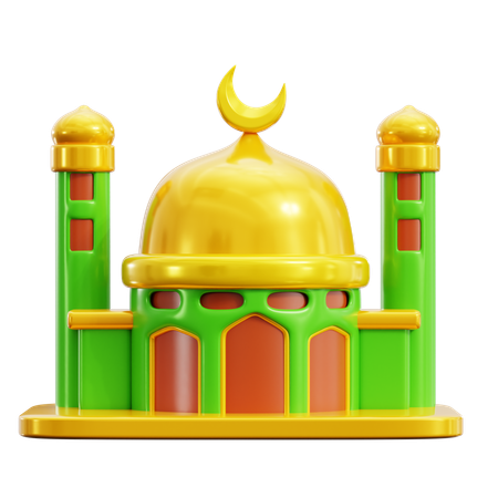 Mosque Building  3D Icon