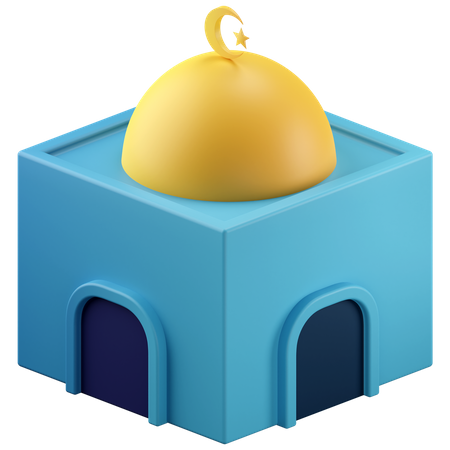 Mosque building 3D Icon