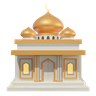 3d mosque logo