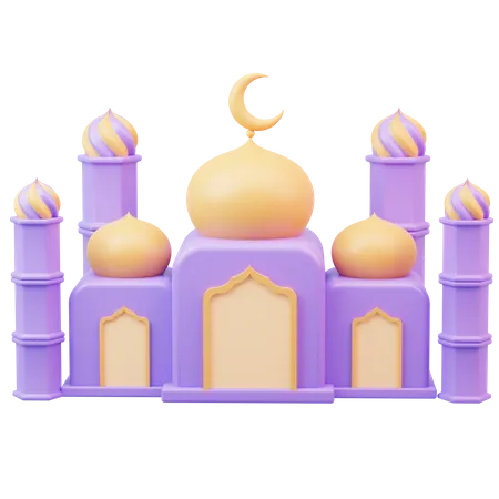 Ramadan Islamic Mubarak Decoration For Eid Al Fitr 3D Icon