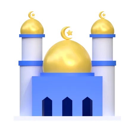 Mosque Icon Ramadan 3 D Illustration 3D Icon