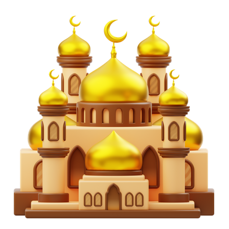 Mosque Building Ramadan  3D Icon