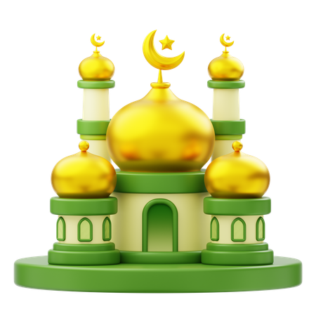 Mosque Building Ramadan  3D Icon