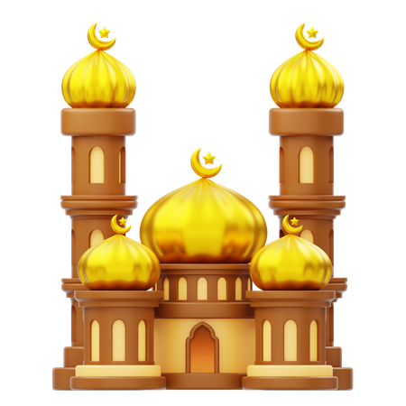 Mosque Building Ramadan  3D Icon