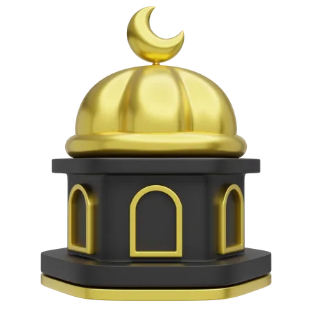 Mosque Cupola  3D Icon