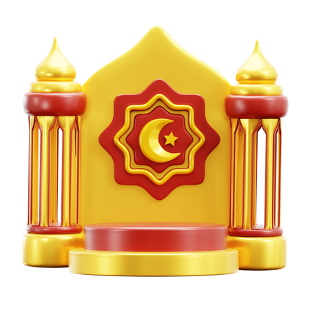 Mosque Display  3D Icon