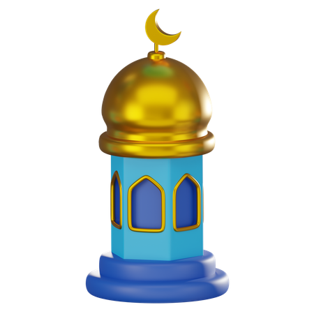 Mosque Dome  3D Icon