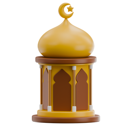 Mosque Dome  3D Icon