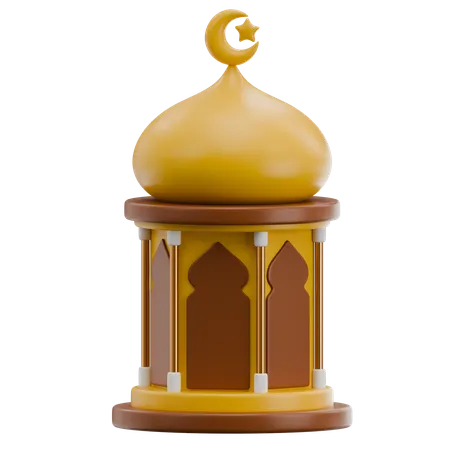 Mosque Dome  3D Icon