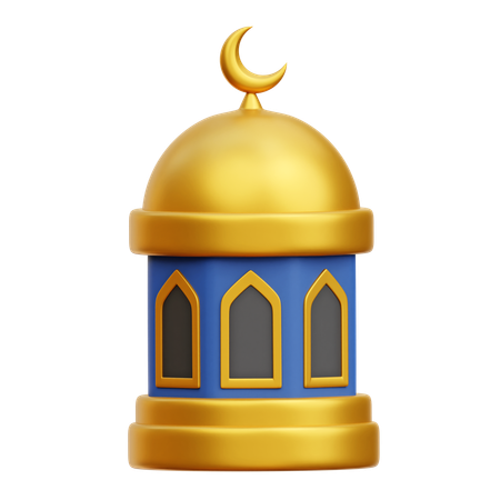 Mosque Dome  3D Icon