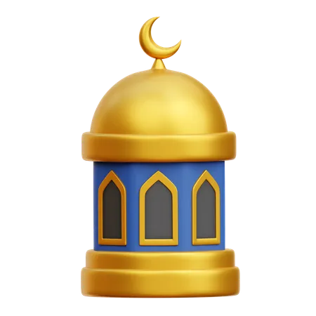 Mosque Dome  3D Icon