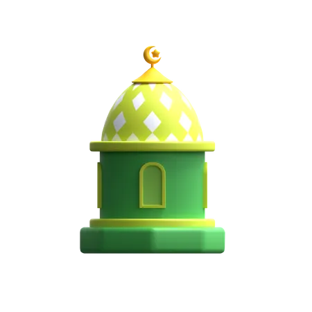 Mosque Dome  3D Icon