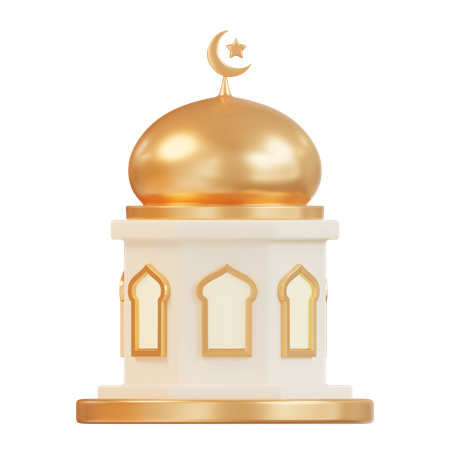 Mosque Dome  3D Icon