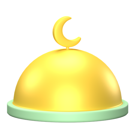 Mosque Dome  3D Icon