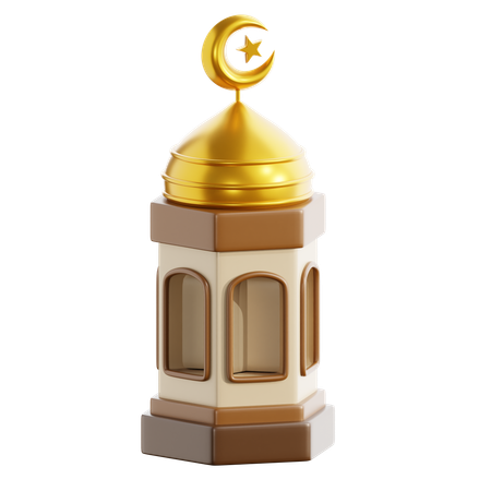 Mosque Dome  3D Icon