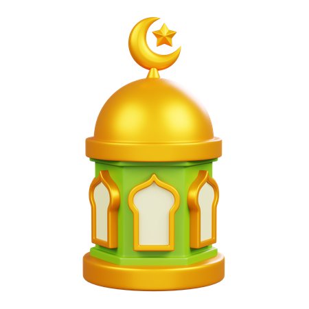 Mosque Dome  3D Icon