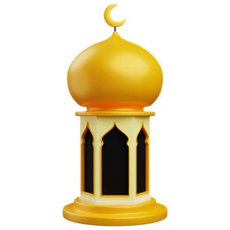 Mosque Dome  3D Icon