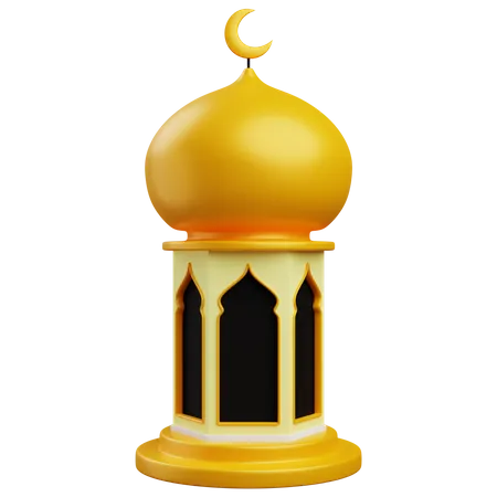 Mosque Dome  3D Icon