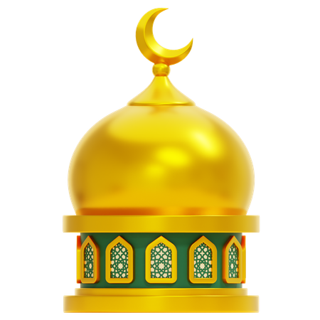 Mosque dome  3D Icon