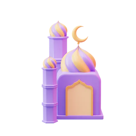 Mosque Dome  3D Icon