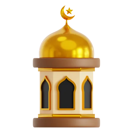 Mosque Dome  3D Icon