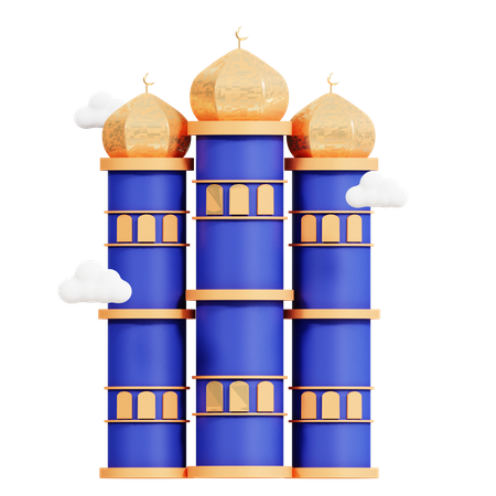 Mosque Dome  3D Icon