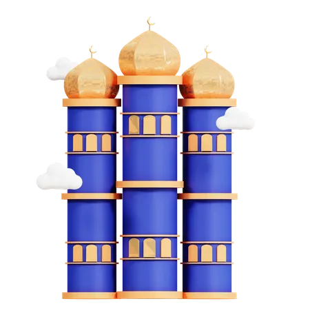 Mosque Dome  3D Icon