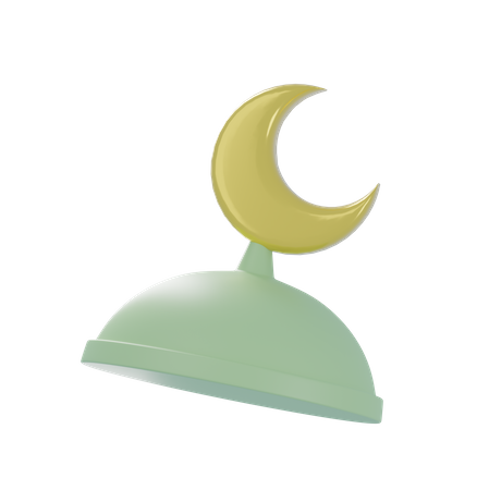 Mosque Dome  3D Icon