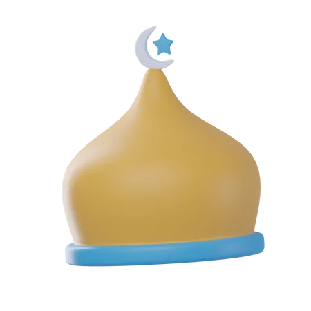 Mosque Dome  3D Icon