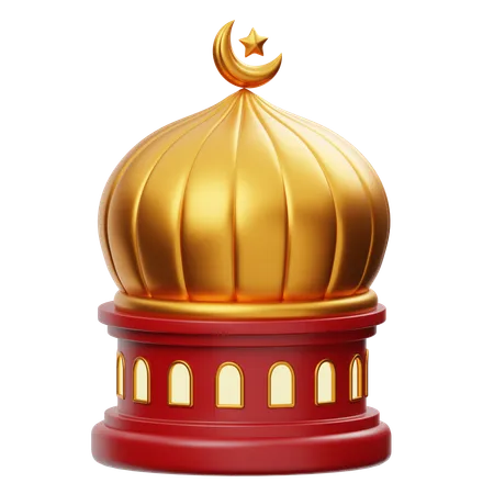 Mosque Dome  3D Icon