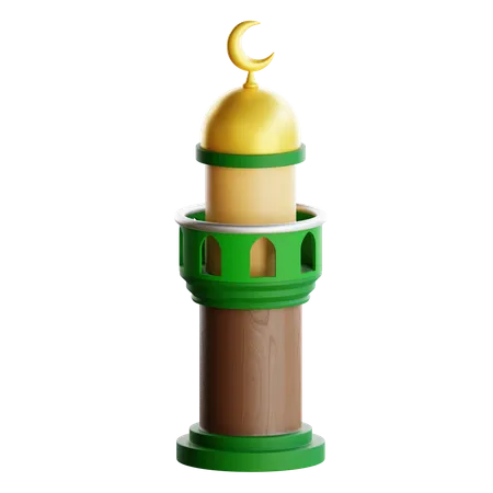 Mosque Dome  3D Icon