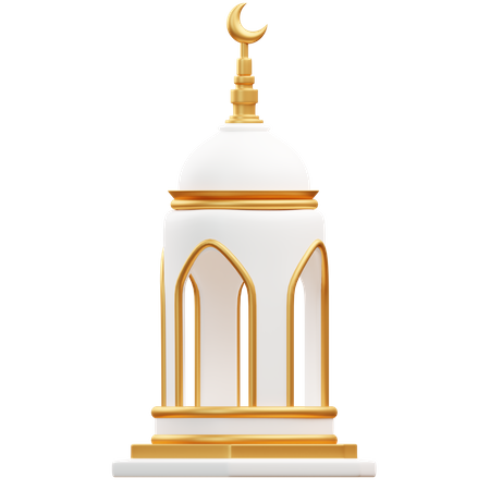 Mosque Dome  3D Icon