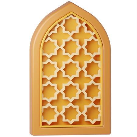 Mosque Door  3D Icon