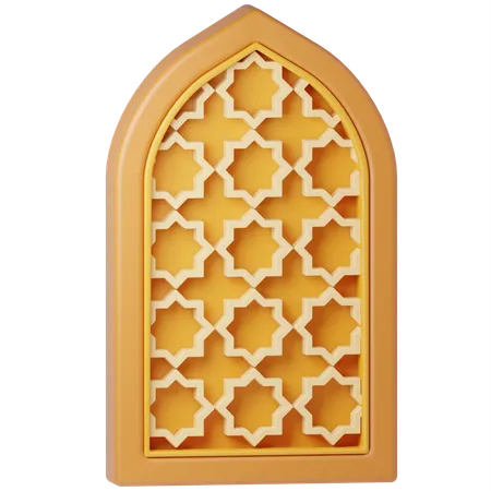 Mosque Door  3D Icon