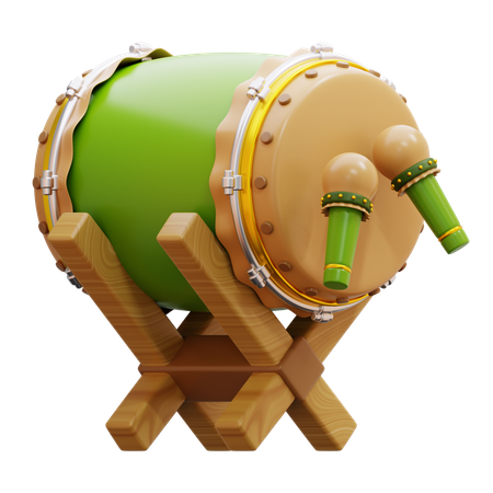 Mosque Drum  3D Icon