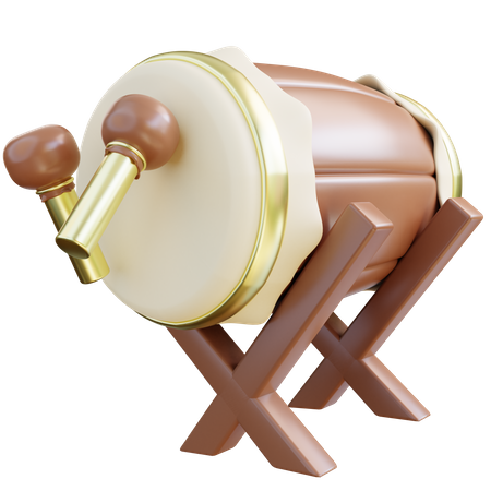 Mosque Drum  3D Icon