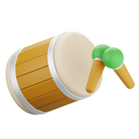 Mosque Drum  3D Icon