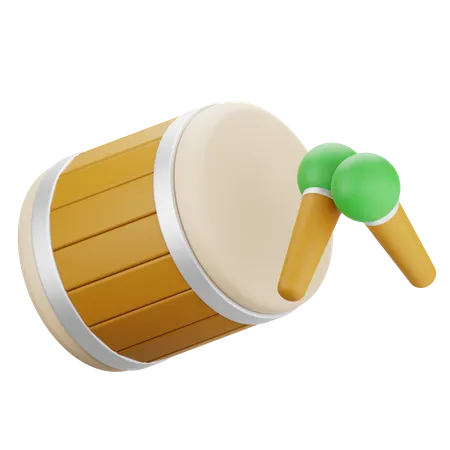 Mosque Drum  3D Icon