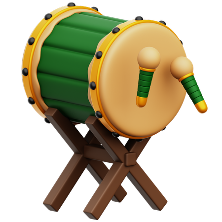 Mosque Drum  3D Icon