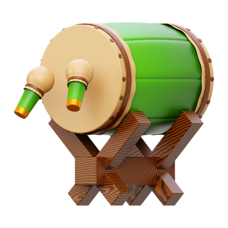 Mosque Drum  3D Icon