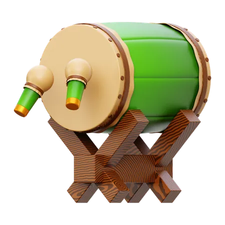 Mosque Drum  3D Icon